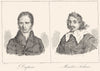 NIÈVRE. Dupin; Maitre Adam 1835 old antique vintage print picture