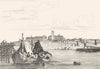 NIÈVRE. Nevers 1835 old antique vintage print picture