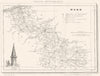 NORD. Département du Nord 1835 old antique vintage map plan chart