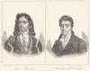 NORD. Jean Bart; Merlin de Douai 1835 old antique vintage print picture