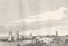 NORD. Dunkerque 1835 old antique vintage print picture