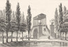 NORD. Lille. Pont Royal à Lille 1835 old antique vintage print picture