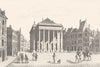 NORD. Lille. Salle de Spectacle à Lille 1835 old antique vintage print picture