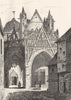 ORNE. Notre Dame d'Alençon 1835 old antique vintage print picture