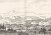HAUTE-LOIRE. Clermont 1835 old antique vintage print picture