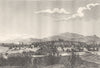PYRÉNÉES-ORIENTALES. Perpignan 1835 old antique vintage print picture