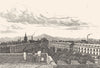 HAUT-RHIN. Mulhouse 1835 old antique vintage print picture