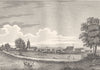 HAUT-RHIN. Colmar 1835 old antique vintage print picture