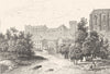 RHÔNE. L'Arbresle 1835 old antique vintage print picture