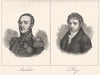 RHÔNE. Suchet; Jay 1835 old antique vintage print picture