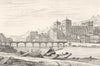 RHÔNE. Lyon Eglise St. Jean 1835 old antique vintage print picture