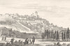 RHÔNE. Lyon Faubg. St. Irénée 1835 old antique vintage print picture