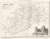 HAUTE-SAÔNE. Département de la Haute-Saône 1835 old antique map plan chart