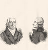 HAUTE-SAÔNE. Percy; Toulongeon 1835 old antique vintage print picture