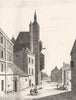 HAUTE-SAÔNE. Hôtel De Ville de Luxeuil 1835 old antique vintage print picture