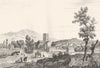 HAUTE-SAÔNE. Vesoul 1835 old antique vintage print picture