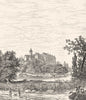SARTHE. Abbaye de Soleme 1835 old antique vintage print picture