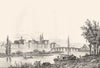 SAÔNE-ET-LOIRE. Mâcon 1835 old antique vintage print picture