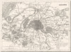 PARIS. Departement de la Seine, Paris environs. Ile de France 1835 old map