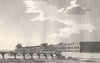 PARIS. Vue du Louvre 1835 old antique vintage print picture