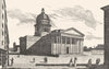 PARIS. Pantheón 1835 old antique vintage print picture