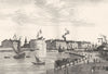 SEINE-MARITIME. Seine-Inférieure. Le Hâvre 1835 old antique print picture