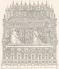 SEINE-MARITIME. Inférieure. Rouen. Tombeau Georges d'Amboise 1835 old print