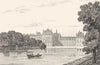 SEINE-ET-MARNE. Fontainebleau 1835 old antique vintage print picture