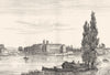 SEINE-ET-MARNE. Melun 1835 old antique vintage print picture