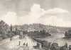 YVELINES. St. Germain En Laye 1835 old antique vintage print picture