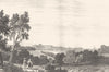 SEINE-ET-OISE. Vèrsailles 1835 old antique vintage print picture