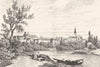 DEUX-SÈVRES. Niort 1835 old antique vintage print picture
