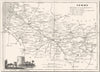 SOMME. Département de la Somme 1835 old antique vintage map plan chart