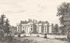 SOMME. Chateau d'Heilly. (Amiens)  1835 old antique vintage print picture
