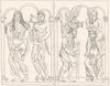 TARN-ET-GARONNE. Les Vices Bas-Reliefs de l' Abbaye de Moissac 1835 old print
