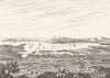 VAR. Toulon 1835 old antique vintage print picture