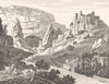 VAUCLUSE. Fontaine de Vaucluse 1835 old antique vintage print picture