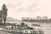 VAUCLUSE. Avignon 1835 old antique vintage print picture
