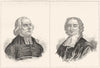 VAR. Maury; Flechier 1835 old antique vintage print picture