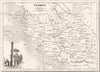 VENDÉE. Département de la Vendée 1835 old antique vintage map plan chart