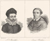 FRANCE. St. Marthe; Jean Balue 1835 old antique vintage print picture