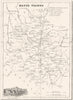 HAUTE-VIENNE. Département de la Haute-Vienne 1835 old antique map plan chart