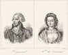HAUTE-VIENNE. Vergniaud; Melleu Sombreuil 1835 old antique print picture