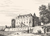 HAUTE-VIENNE. Chateau de Rochechouart 1835 old antique vintage print picture