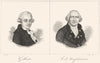 VOSGES. Gilbert; F. de Neufchâteau 1835 old antique vintage print picture