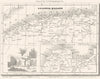 ALGERIA. État d'Alger. Colonie D'Alger 1835 old antique vintage map plan chart