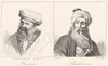 ALGERIA. État d'Alger. Hussein; Barberousse 1835 old antique print picture