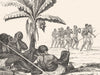 SENEGAL. Sénégal et Gorée. Negres de traite en Voyage 1835 old antique print