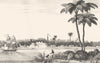 SENEGAL. Sénégal et Gorée. Saint Louis côté du Couchant 1835 old antique print