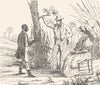 WEST INDIES. Antilles Françaises. Créole de la Martinique 1835 old print